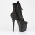 Pleaser FLAMINGO-1020RM Stivaletti Con Plateau Similpelle Strass Rete Nero EU-38 / US-8