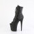 Pleaser FLAMINGO-1021 Stivaletti Con Plateau Similpelle Nero EU-35 / US-5
