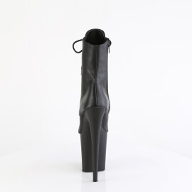 Pleaser FLAMINGO-1021 Stivaletti Con Plateau Similpelle Nero EU-37 / US-7