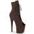 Pleaser FLAMINGO-1021FS Stivaletti Con Plateau Similpelle Marrone EU-37 / US-7
