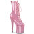Pleaser FLAMINGO-1040GP Stivaletti Con Plateau Tessuto Holo Metallizzato Rosa EU-35 / US-5