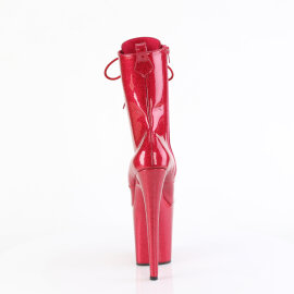 Pleaser FLAMINGO-1040GP Stivaletti Con Plateau Vernice Glitter Rosa EU-35 / US-5
