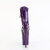 Pleaser FLAMINGO-1040GP Stivaletti Con Plateau Vernice Glitter Viola Scuro EU-38 / US-8