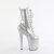 Pleaser FLAMINGO-1040GP Stivaletti Con Plateau Vernice Glitter Argento EU-35 / US-5