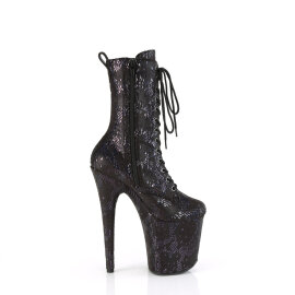 Pleaser FLAMINGO-1040SPF Stivaletti Con Plateau Metallizzato Nero EU-42 / US-12