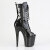 Pleaser FLAMINGO-1041GP Stivaletti Con Plateau Vernice Glitter Nero EU-37 / US-7