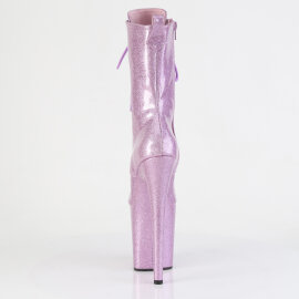 Pleaser FLAMINGO-1041GP Stivaletti Con Plateau Vernice Glitter Viola Chiaro EU-35 / US-5