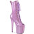 Pleaser FLAMINGO-1041GP Stivaletti Con Plateau Vernice Glitter Viola Chiaro EU-35 / US-5