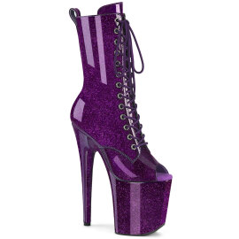 Pleaser FLAMINGO-1041GP Stivaletti Con Plateau Vernice...