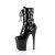 Pleaser FLAMINGO-1043 Stivaletti Con Plateau Velluto Nero EU-35 / US-5