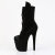 Pleaser FLAMINGO-1045VEL Stivaletti Con Plateau Velluto Nero EU-35 / US-5