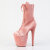 Pleaser FLAMINGO-1045VEL Stivaletti Con Plateau Velluto Rosa EU-40 / US-10