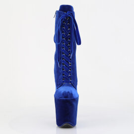 Pleaser FLAMINGO-1045VEL Stivaletti Con Plateau Velluto...