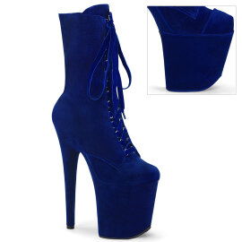 Pleaser FLAMINGO-1045VEL Stivaletti Con Plateau Velluto...