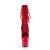 Pleaser FLAMINGO-1045VEL Stivaletti Con Plateau Velluto Rosso EU-36 / US-6