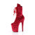 Pleaser FLAMINGO-1045VEL Stivaletti Con Plateau Velluto Rosso EU-42 / US-12