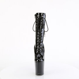 Pleaser FLAMINGO-1054 Stivaletti Con Plateau Vernice Nero...