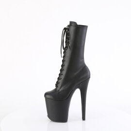 Pleaser FLAMINGO-1054 Stivaletti Con Plateau Similpelle Nero EU-37 / US-7