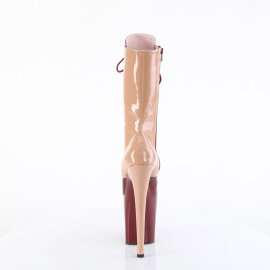 Pleaser FLAMINGO-1054DC Stivaletti Con Plateau Vernice Rosso EU-35 / US-5