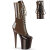 Pleaser FLAMINGO-1054DC Stivaletti Con Plateau Vernice Marrone Moka EU-35 / US-5