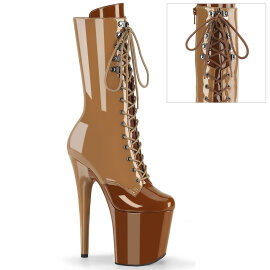 Pleaser FLAMINGO-1054DC Stivaletti Con Plateau Vernice...