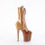 Pleaser FLAMINGO-1054DC Stivaletti Con Plateau Vernice Marrone EU-37 / US-7