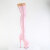 Pleaser FLAMINGO-3000 Stivali Sopra Il Ginocchio Con Plateau Vernice Rosa EU-41 / US-11