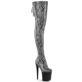 Pleaser FLAMINGO-3008SP-BT Stivali Sopra Il Ginocchio Con...