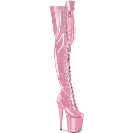 Pleaser FLAMINGO-3020GP Stivali Sopra Il Ginocchio Con...