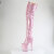 Pleaser FLAMINGO-3020GP Stivali Sopra Il Ginocchio Con Plateau Vernice Glitter Rosa EU-37 / US-7