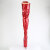 Pleaser FLAMINGO-3020GP Stivali Sopra Il Ginocchio Con Plateau Vernice Glitter Rosso EU-37 / US-7