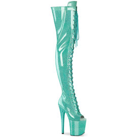 Pleaser FLAMINGO-3021GP Stivali Sopra Il Ginocchio Con...
