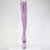 Pleaser FLAMINGO-3021GP Stivali Sopra Il Ginocchio Con Plateau Vernice Glitter Viola EU-35 / US-5