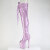 Pleaser FLAMINGO-3021GP Stivali Sopra Il Ginocchio Con Plateau Vernice Glitter Viola EU-37 / US-7