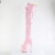 Pleaser FLAMINGO-3028 Stivali Sopra Il Ginocchio Con Plateau Vernice Rosa EU-37 / US-7