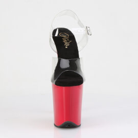 Pleaser FLAMINGO-808 Sandali Con Plateau Trasparente...