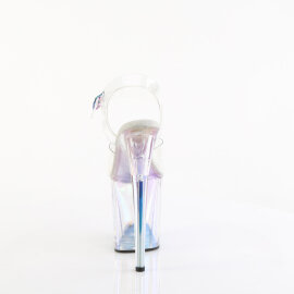 Pleaser FLAMINGO-808HT Sandali Con Plateau Trasparente Holo Fumo Multicolore EU-38 / US-8