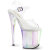 Pleaser FLAMINGO-808HT Sandali Con Plateau Trasparente Holo Fumo Multicolore EU-38 / US-8