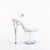 Pleaser FLAMINGO-808HT Sandali Con Plateau Trasparente Holo Fumo Multicolore EU-41 / US-11