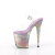 Pleaser FLAMINGO-808NEB Sandali Con Plateau Trasparente Metallizzato Viola EU-35 / US-5