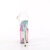 Pleaser FLAMINGO-808RG-03 Sandali Con Plateau Trasparente Glitter Multicolore EU-37 / US-7