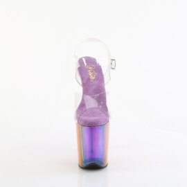 Pleaser FLAMINGO-808RMT Sandali Con Plateau Trasparente...
