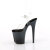 Pleaser FLAMINGO-808SS Sandali Con Plateau Trasparente Glitter Nero EU-37 / US-7