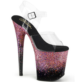 Pleaser FLAMINGO-808SS Sandali Con Plateau Trasparente...