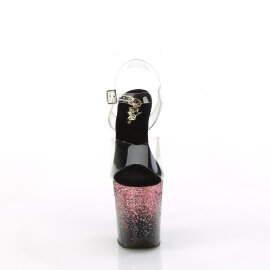 Pleaser FLAMINGO-808SS Sandali Con Plateau Trasparente...