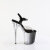 Pleaser FLAMINGO-808T-1 Sandali Con Plateau Trasparente Fumo Nero EU-35 / US-5