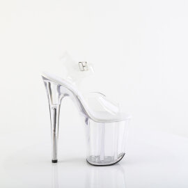 Pleaser FLAMINGO-808VL Sandali Con Plateau Trasparente EU-41 / US-11