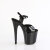 Pleaser FLAMINGO-809GP Sandali Con Plateau Vernice Glitter Nero EU-37 / US-7