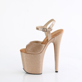 Pleaser FLAMINGO-809GP Sandali Con Plateau Vernice Glitter Oro EU-36 / US-6