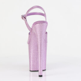 Pleaser FLAMINGO-809GP Sandali Con Plateau Vernice Glitter Viola Chiaro EU-35 / US-5